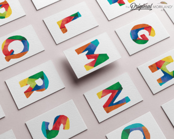 Preview of A-Z Multicolored Printable Alphabet Flashcards