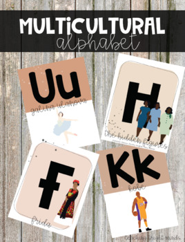 Preview of A-Z Multicultural Alphabet Posters