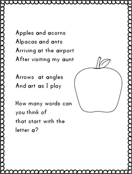 Rhyming Poems by Precious Steps Preschool Teachers Pay Teachers.