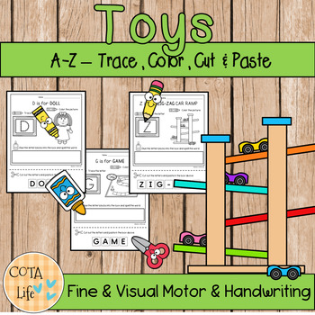 Preview of A-Z Toys Alphabet Activity Pages