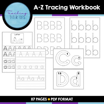 Preview of A-Z Tracing Workbook