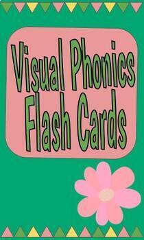 Preview of A-Z Visual Phonics Flash Cards 