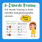 A-Z Words Tracing
