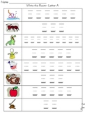 A-Z Write and Stamp the Room Centers