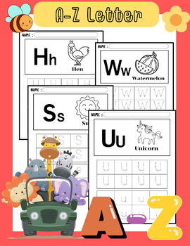 Preview of A-Z | a-z  Letter Worksheets 1.
