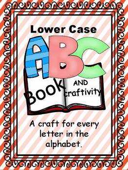 Preview of A-Z lower case craftivities