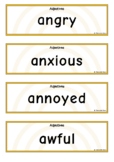 A-Z of Adjectives Word Labels | Literacy Centers