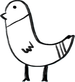 Preview of A bird drawing
