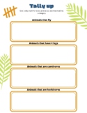 A day at the Zoo worksheet pack