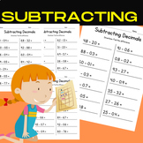 A dd and S ubtract Decimals to the Hundredths- Intro Worksheets