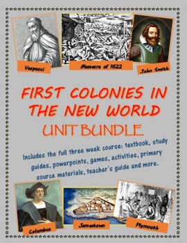 Preview of A full year of curriculum - complete 10 unit bundle, US history 1492-1877