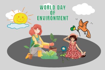 Preview of A fun Poster to teach students How Support The on the World Day of environment?