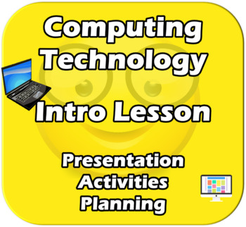 Preview of A fun first Computer Technology Lesson - for Middle /  High school EDITABLE
