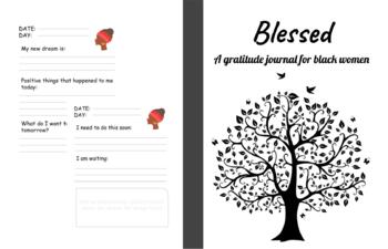 Preview of A gratitude journal for black women
