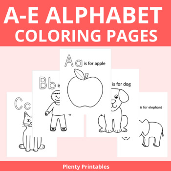 alphabet coloring sheets a z teaching resources tpt