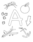 A is for…Ant, Apple, and Airplane  letter knowledge and co