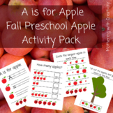 A is for Apple: Back to School Fall/Autumn Preschool / Pre