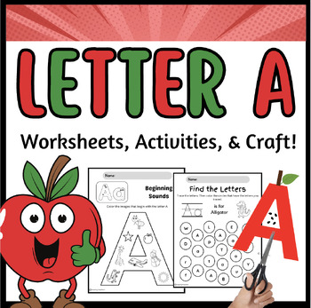 Letter A Phonics, Letter Recognition, Worksheets, Printables ...