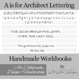 A is for Architect Print Lettering Workbook