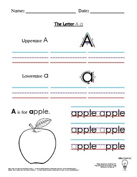 Preview of A is for apple - The Alphabet