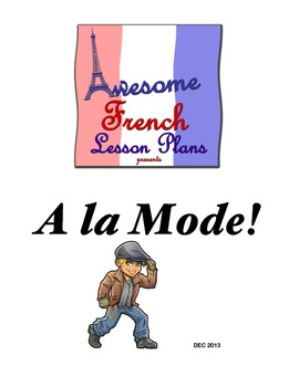 Preview of A la mode! French clothing and fashion packet