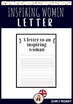 Preview of A letter to an inspiring woman