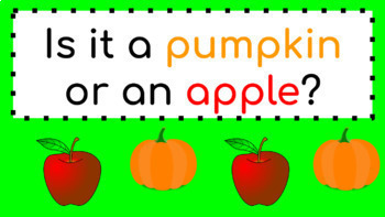 Preview of A pumpkin or an apple? Facts: Digital slideshow