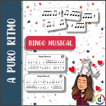 Preview of A puro ritmo - Musical Rhythm - Music Flashcards