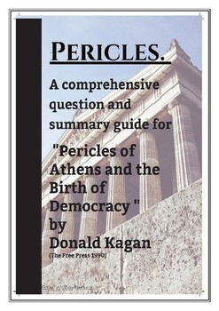 Preview of A question and summary guide for Kagan's "Pericles of Athens and Democracy".
