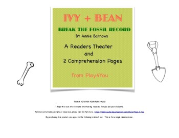 Preview of (A Superkids Book)  Ivy+Bean Break the Fossil Record- Book Companion/Script