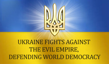 Preview of A set of Ukrainian symbols. Flag, emblem.