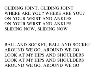 Preview of A song about your joints