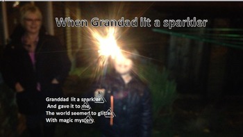 Preview of A song for Bonfire night . When granddad lit a sparkler / instrument parts/video