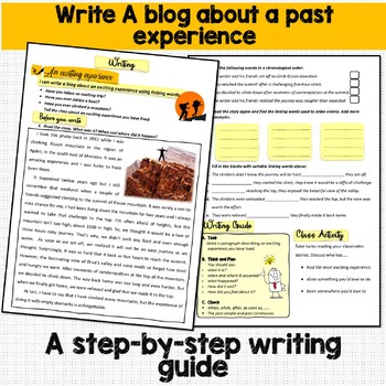 Preview of A step-by-step Guide to Writing a blog [ how to write a blog ]