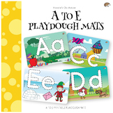 A to E playdough mats SAMPLE