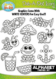 A to Z Alphabet Dab-A-Dot Markers Graphics Clipart 1 {Zip-