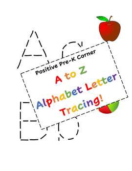Preview of A to Z Alphabet Letter Tracing Cards