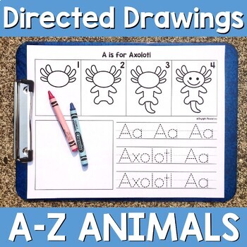 Alphabet Directed Drawing and Writing - A to Z Letter Directed Drawings