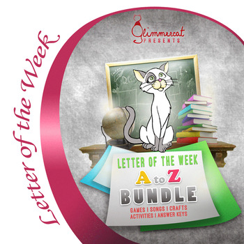 Preview of A to Z Bundle of our Letter of the Week Program/Curriculum
