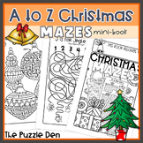 A to Z Christmas Mazes for Elementary Students