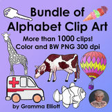 A to Z Clip Art Bundle 1200+ Clips in Semi Realistic Color