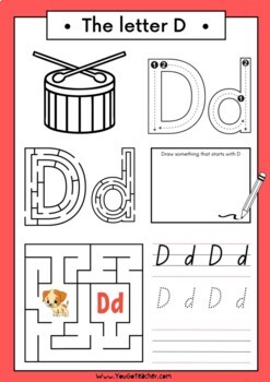 A to Z Letter Tracing Worksheet Bundle by YouGoTeacher | TpT