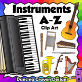 A to Z Musical Instruments Clip Art