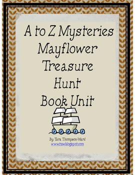 Preview of A to Z Mysteries : Mayflower Treasure Hunt