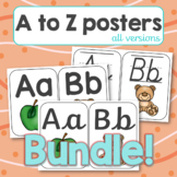 A to Z Posters Classroom Decor Bundle