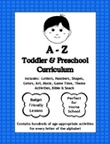 A to Z Preschool Complete Curriculum for Homeschool (Great