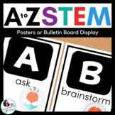 A to Z STEM Posters or Back to School Bulletin Board