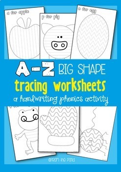 Tracing pages for kindergarten and preschool to help children develop  skills for writing — From the Pond