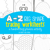 Alphabet Tracing Pages for Kindergarten