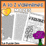 A to Z Valentines Mazes